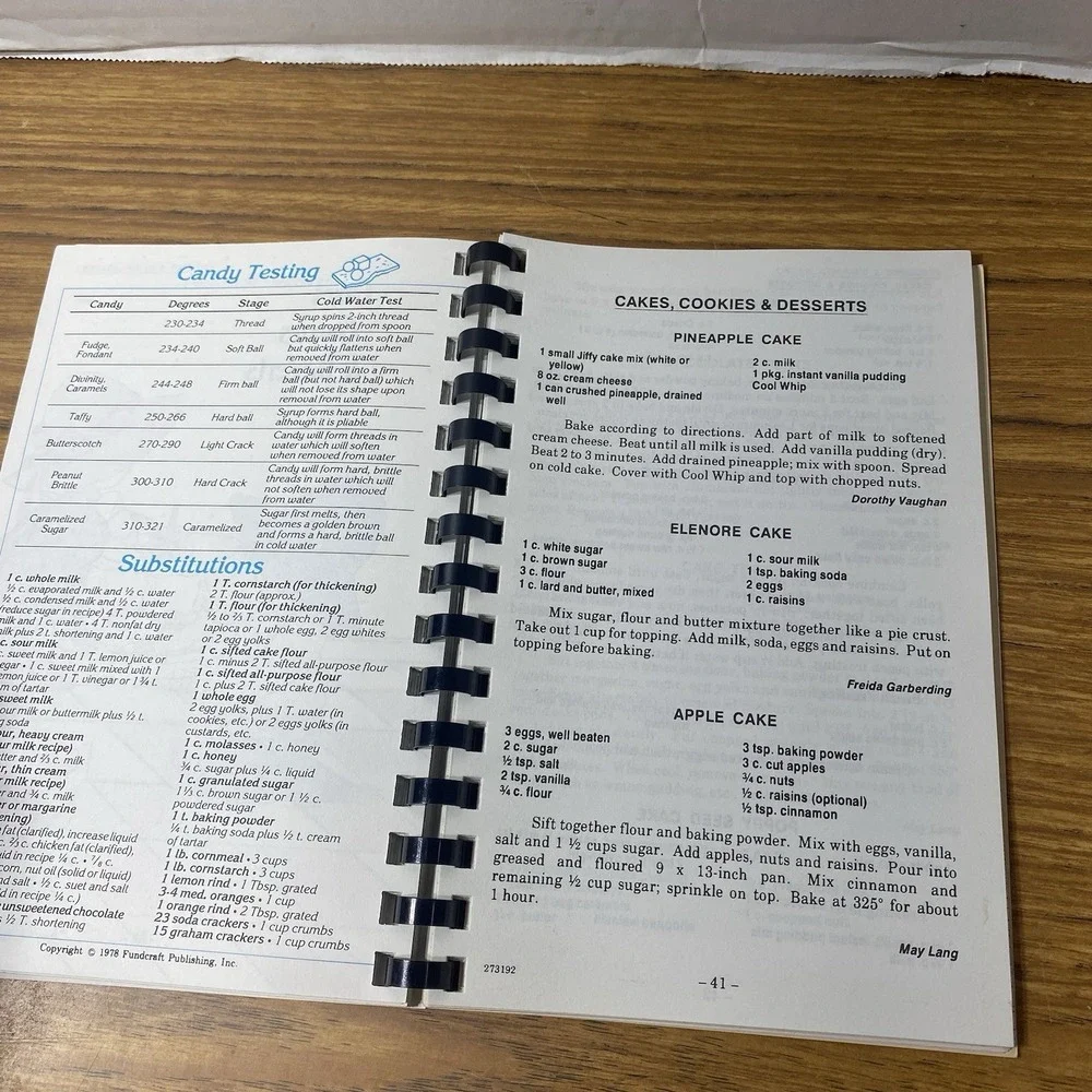 VTG Seasoned With Love Rennes Health Center Appleton Wisconsin Cookbook Comb